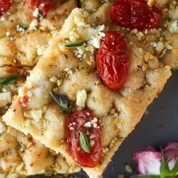 Easy Focaccia Recipe With Tomatoes
