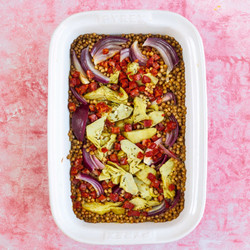 Rukmini Iyer Giant Cous Cous &amp; Chorizo | Lunchbox Recipe