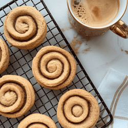 Cappuccino Swirl Cookies