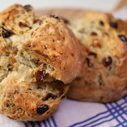 Golden Raisin And Caraway Irish Soda Bread — Coffee And Champagne