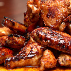 Crispy Hot Honey Chicken Wings