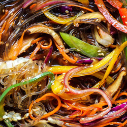 Healthy &amp; Easy Vegan Japchae (korean Glass Noodles)