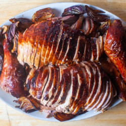 Dry-brined Turkey With Roasted Onions