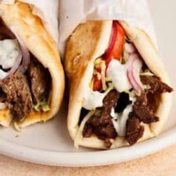 Easy Beef Gyro Recipe Wrapped In Pita Bread