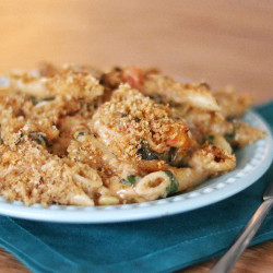 Pesto Chicken Penne Casserole
