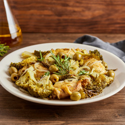 Dutch Oven Mediterranean Chicken Thighs