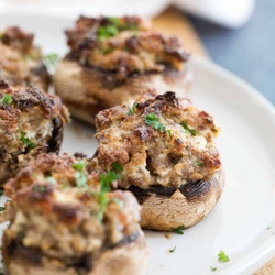 Sausage Stuffed Mushrooms