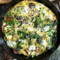 Garden Frittata With Goat Cheese &amp; Potatoes 2