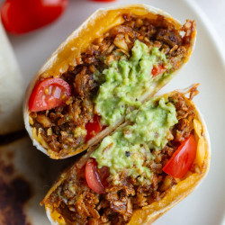 High Protein Vegetarian Burritos