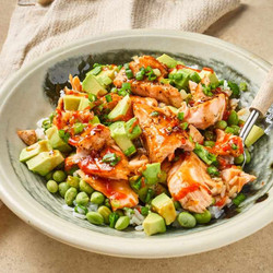 5-ingredient Salmon Teriyaki Bowls
