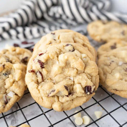 White Chocolate Cranberry Cookies