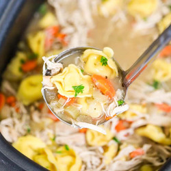 Crock Pot Chicken Tortellini Soup Recipe