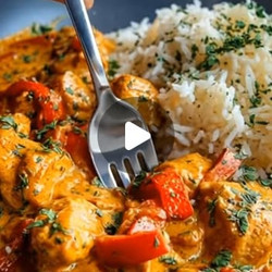 Creamy Spiced Chicken With Basmati Rice
