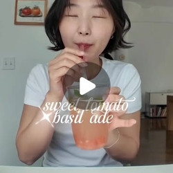 Sweet Tomato Basil Sparkling Ade