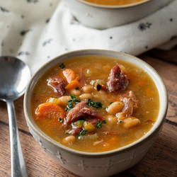 Instant Pot Ham Bone Bean Soup Recipe