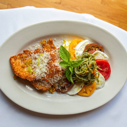 Pan-fried Veal Caprese