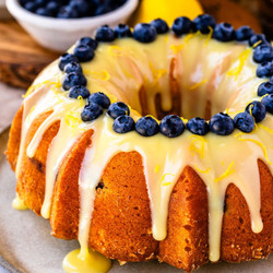 Lemon Blueberry Bundt Cake