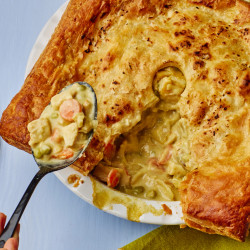 Green Curry Chicken Pot Pie