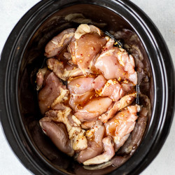 5-ingredient Slow Cooker Hot Honey Chicken