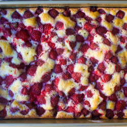 Strawberry Summer Sheet Cake