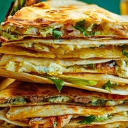 Chicken Kyiv Quesadilla