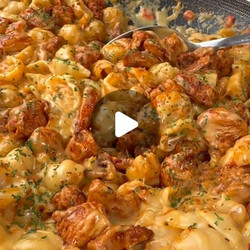 Fajita Chicken Mac N Cheese