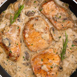 Mushroom Pork Chops