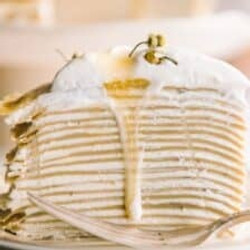 Honey Tea Crêpe Cake