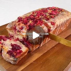 Raspberry And Lemon Pound Cake