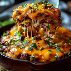 Cheeseburger Auflauf Familie