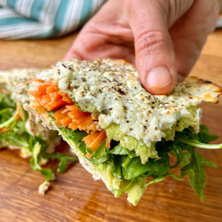 1-ingredient Cottage Cheese Flatbread