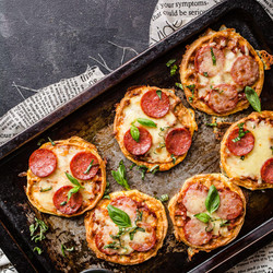 Keto Pizza Chaffles