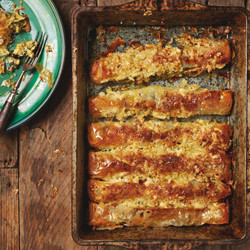 Cheesy Swiss Chard Cigars