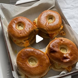 Bacon, Egg And Cheese Bagels