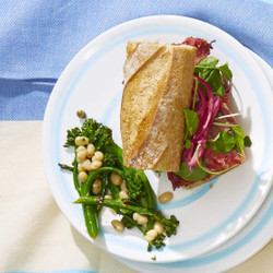 Roast Beef And Horseradish Sandwich