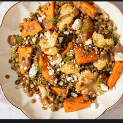 Honey Balsamic Sweet Potato Quinoa Bowls