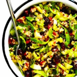 Brussels Sprouts, Cranberry And Quinoa Salad