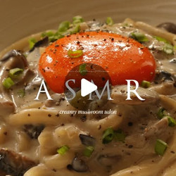 Creamy Mushroom Udon