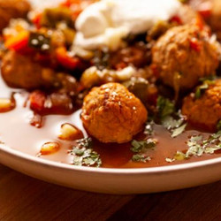 Tex-mex Meatball Soup