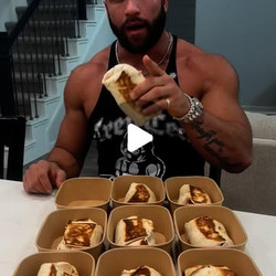 Beef, Bacon, And Egg Burritos With Cane's Protein Sauce