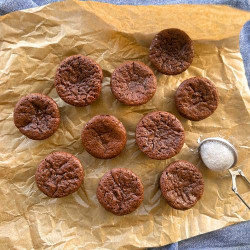 Chocolate Sourdough Brownie Bites