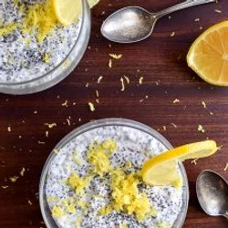 Lemon Poppy Seed Chia Pudding
