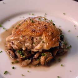 Dinner Tonight: Jacques Pepin's Crusty Chicken With Mushrooms And White Wine Recipe