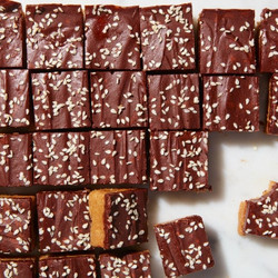 Tahini Chocolate Bars