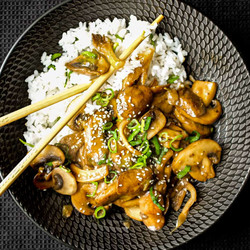 Japanese Miso Mushrooms