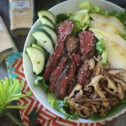 Asian Steak And Pear Salad
