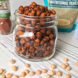 Roasted Garbanzo Beans Recipe (air Fryer Chickpeas Snacks)