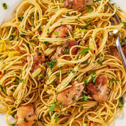 Browned Butter And Lemon Pasta With Chicken
