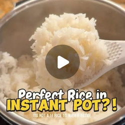 Fluffy, Perfect White Rice In The Instant Pot