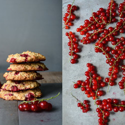 Cakey Red Currant And Oat Cookies